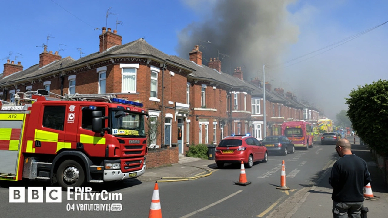 Rushden Recycling Warehouse Fire Sends Towering Smoke Across Northamptonshire