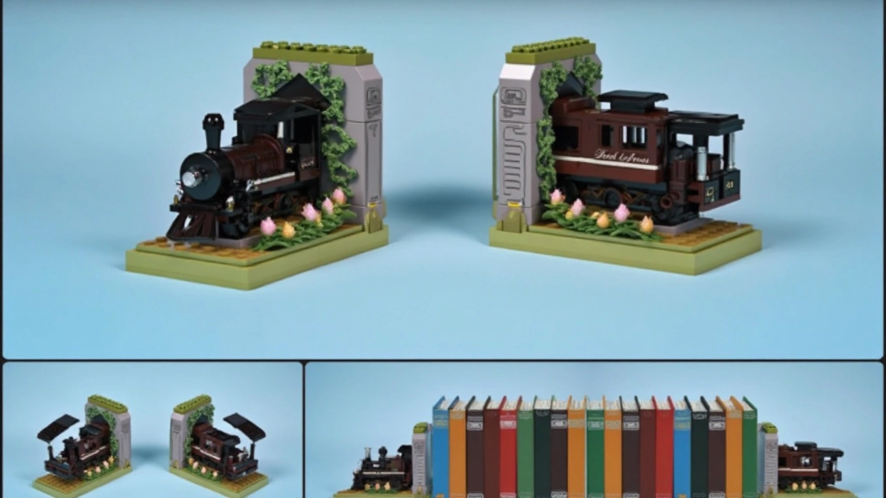 LEGO Ideas Train Bookends Races Past 10,000 Supporters, Heads for Official Review