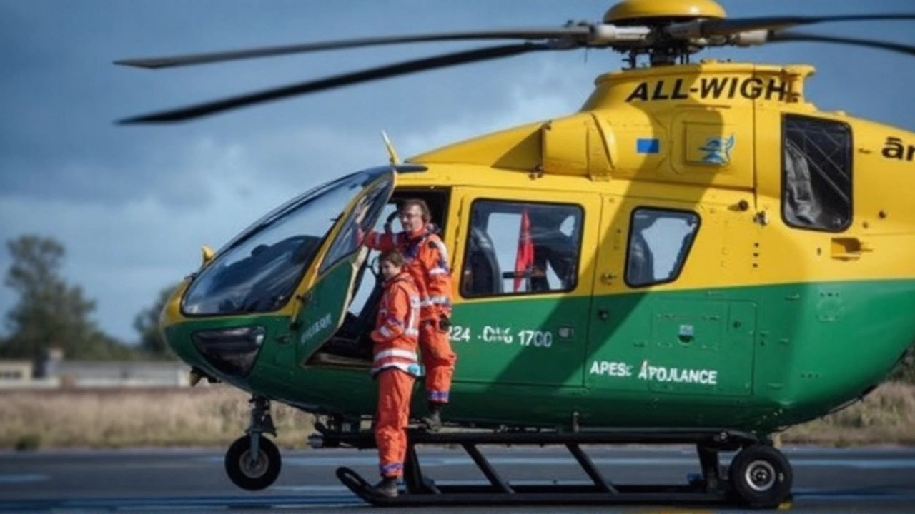 Isle of Wight helicopter crash: Three dead, one critically injured in training flight near Ventnor